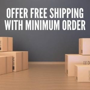 Offer Free Shipping With Minimum Order