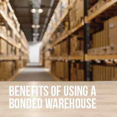 what is a bonded warehouse blurred warehouse aisle with stacked boxes