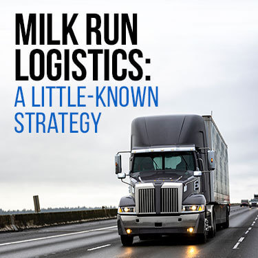 Milk Run Logistics distribution