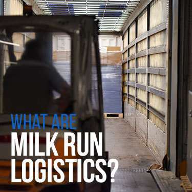 Milk Run Logistics loading of a truck